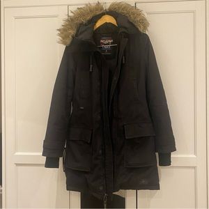 TNA BANCROFT PARKA - BLACK